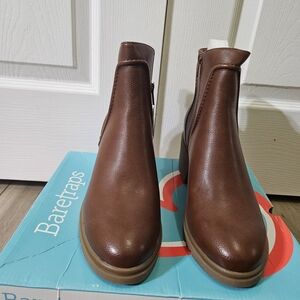 BareTraps Chestnut Ankle Boots